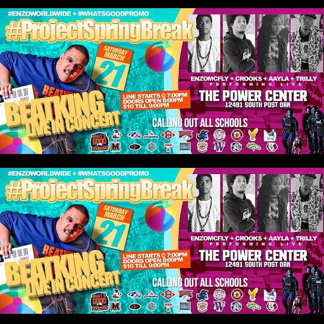 trilly713's tweet image. March 21st @ The Power Center #ProjectSpringBreak🌴