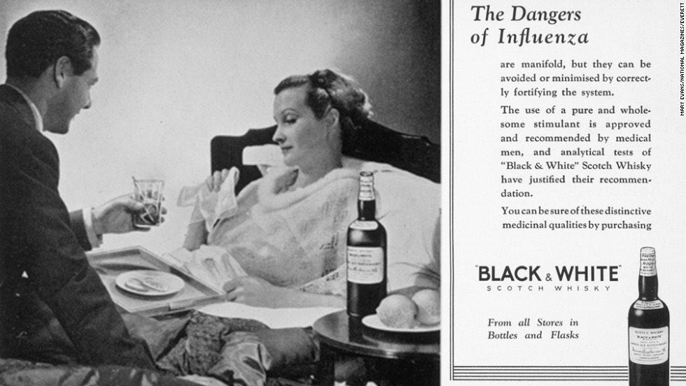 DrunkenHistory's tweet image. Scotch, the original flu shot...