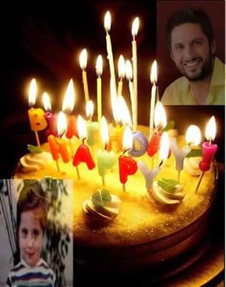 Happy birthday shahid Afridi 