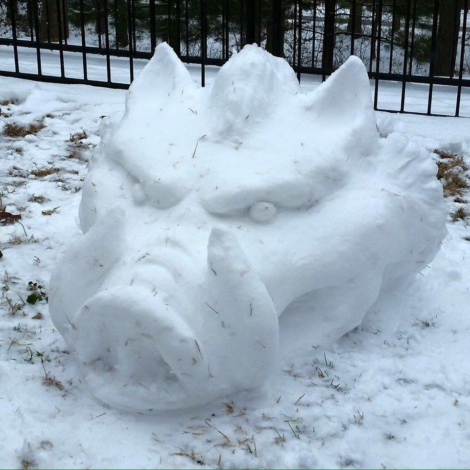AaronNolanNews's tweet photo. โ@arkansasalumni: Check out this awesome #SnowHog via @KNWAnews. http://t.co/nbEj4tWROoโ #WPS