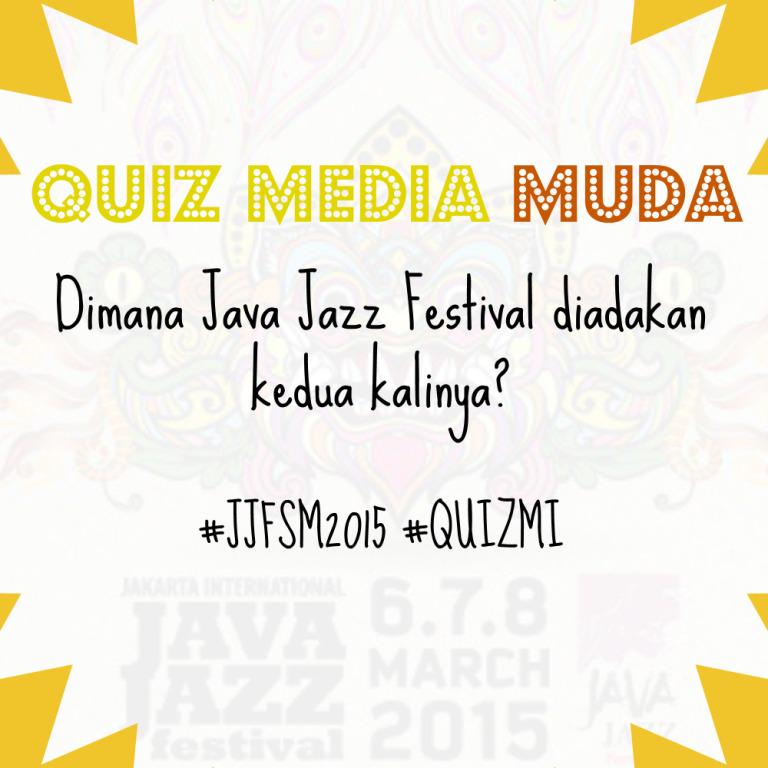 MediaMuda_MI's tweet photo. Easy Question, Sobat Muda! Di jawab sesuai ketentuan yang ada ya :) Good luck! <3 #JJFSM2015 #QUIZMI http://t.co/N3McagHb3r