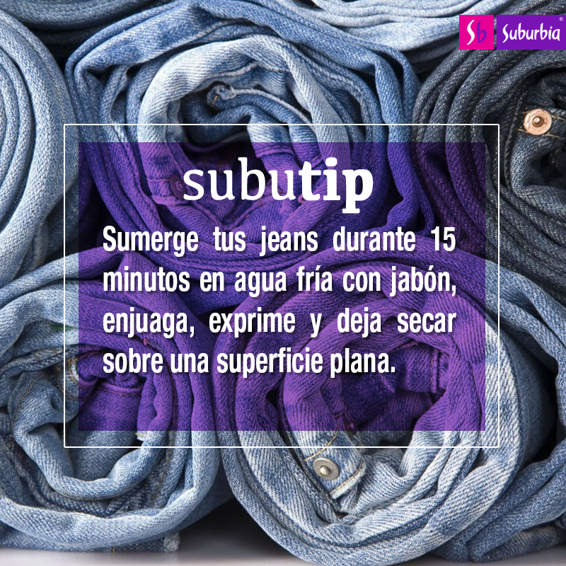 Suburbia_Mexico's tweet photo. #Subutip Para mayor durabilidad de tus jeans te recomendamos lavarlos a mano. http://t.co/L2YYdy8R9x