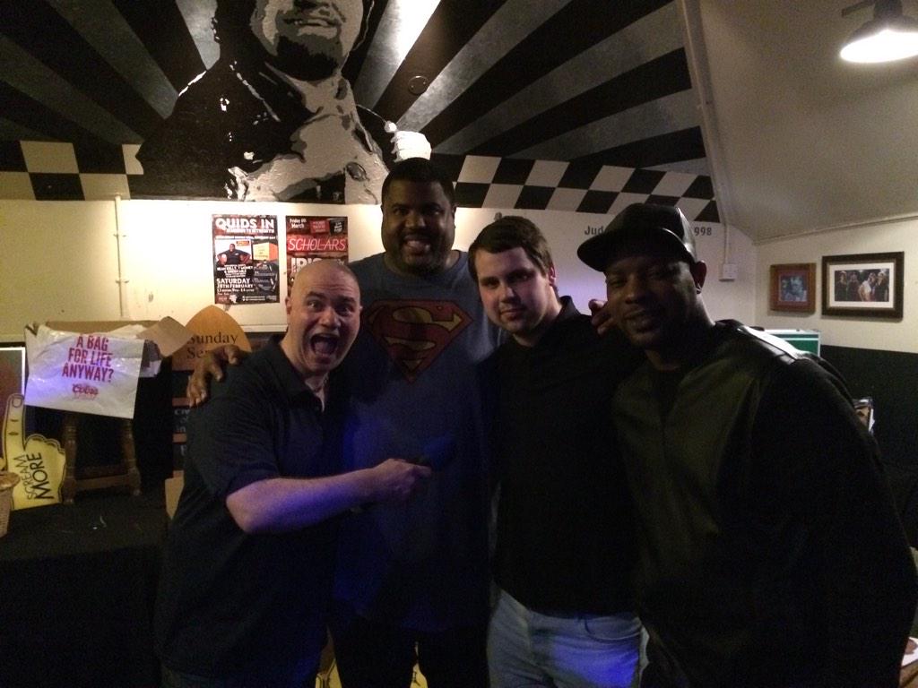 themightyluke's tweet photo. Awesome meeting you guys @ComedianTmoney @SeanKellyComedy http://t.co/GmG3MBIPNZ