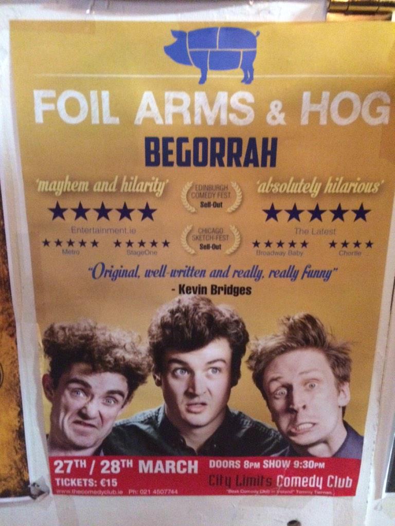These boys playing cork!! Go see them! Mega laffs! #foilarms&amp;hog #cork #unity <a href="/FoilArmsAndHog/">Foil Arms and Hog</a>