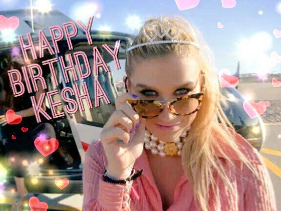 Happy Birthday Kesha *---* haaaaa 28 anos jaa !! Nem acredito !! Vc ñ sabe como eu te amo mulher !! 