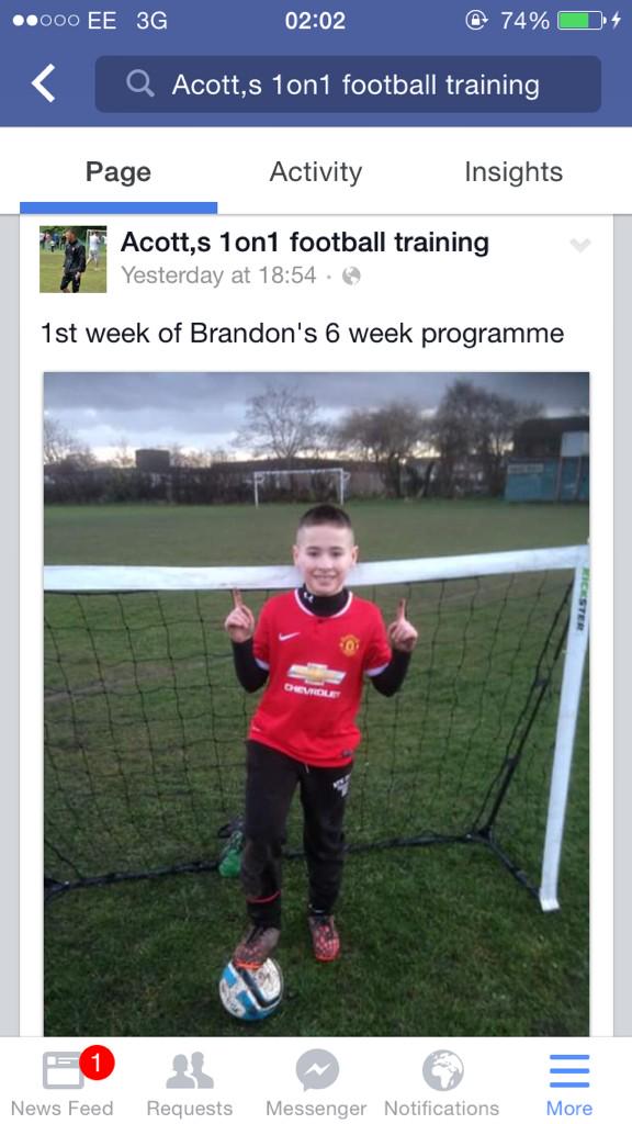 AcottLee's tweet photo. Like Acott,s 1on1 football training on Fbk http://t.co/TFmXFTMaCL