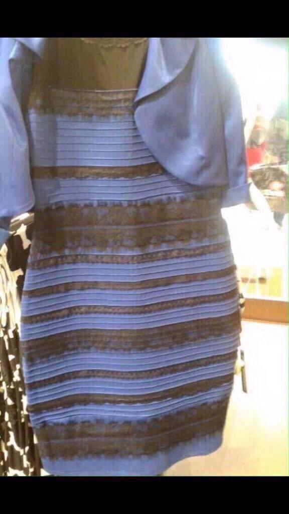 If you think this dress is black and blue then I guess the sun is black too right???