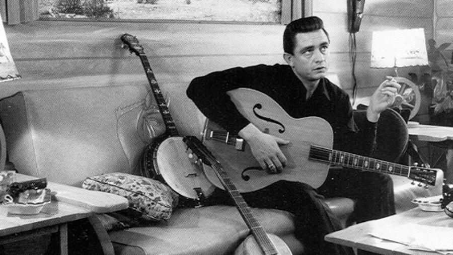 Happy birthday to The Man in Black.. Johnny cash 