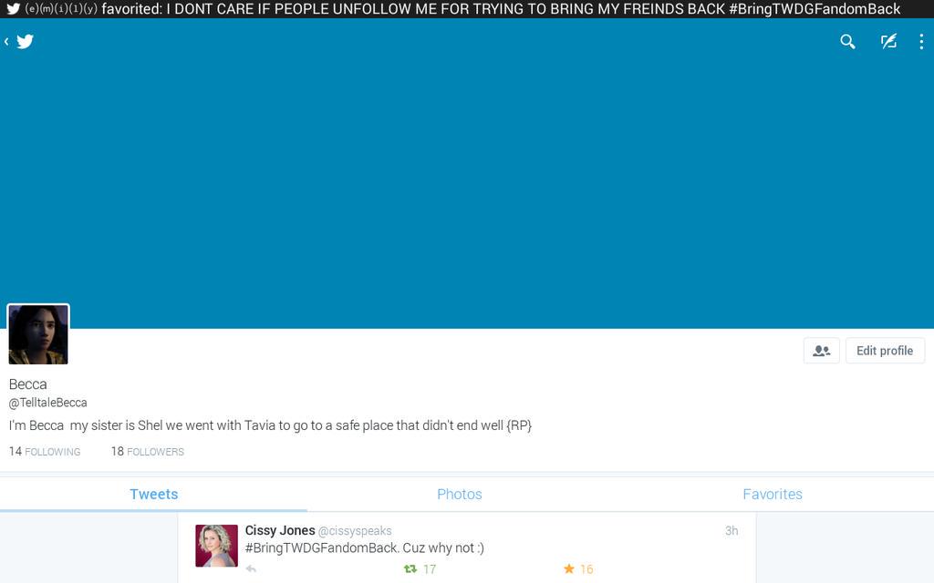 TelltaleBecca's tweet photo. //And twitter just changed my layout great http://t.co/wXJodJ7NF0