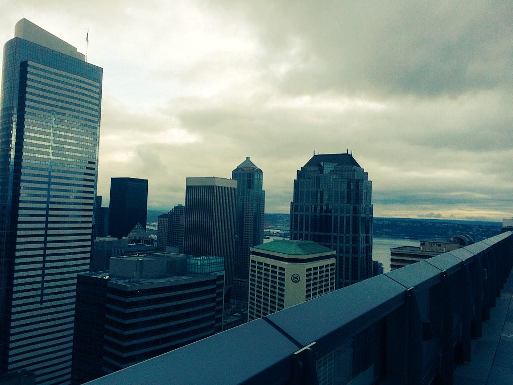 Amazing event tonight at the new <a href="/PremiereOnPine/">Premiere on Pine</a> development in #downtown #Seattle. We could get used  to that view.