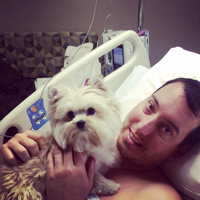 Made progress all day in the right direction, getting closer 2 going home! N this visitor always brings smiles! 🐶