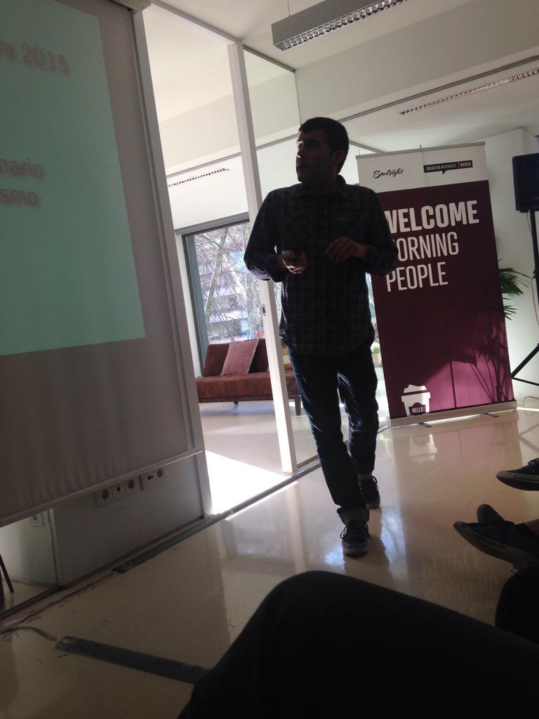 #cmmad interesante charla sobre la tercera revolución climática.