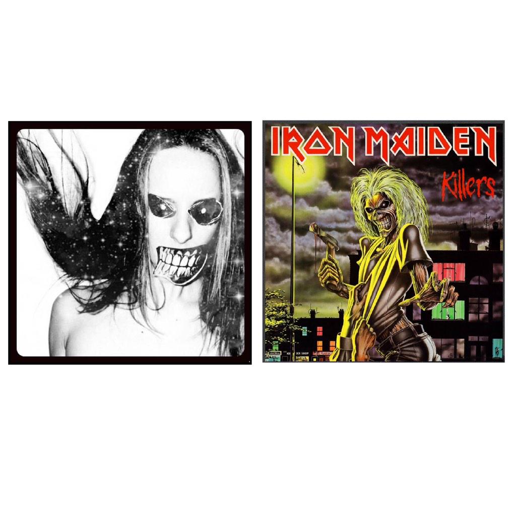 Happy Birthday Adrian Smith, guitarist for .Cover art of by 