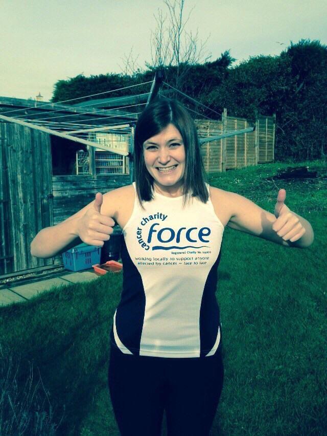 So excited to be running 26.2 miles for this incredible charity <a href="/forcecancer/">FORCE Cancer Charity</a>