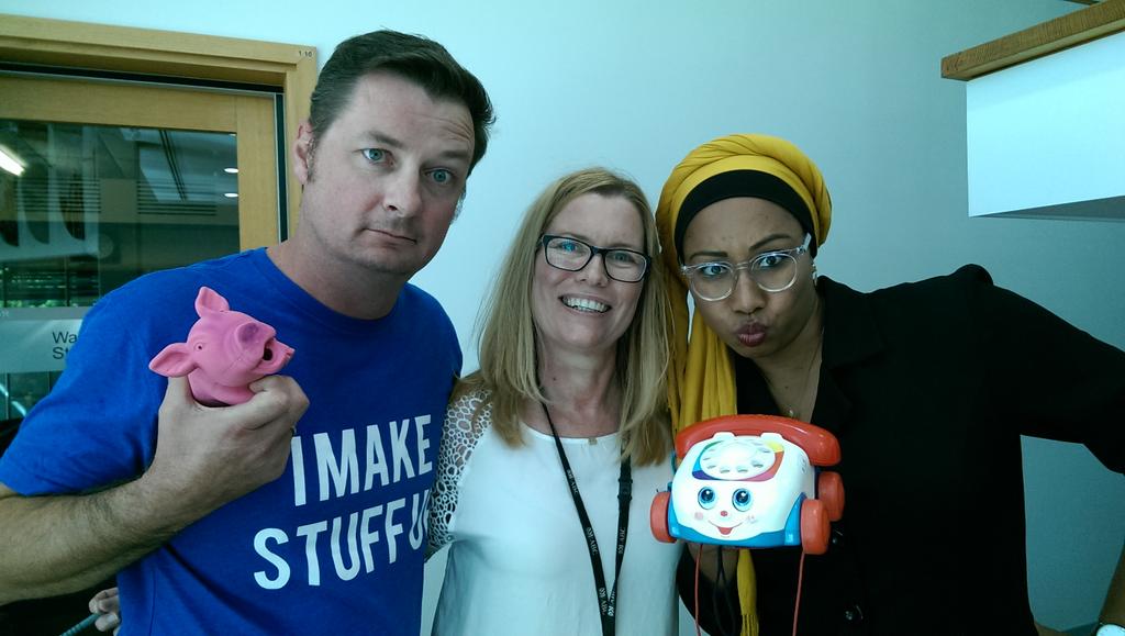 SarahJKnight's tweet image. Check out the buzzers. #thelastlaugh #greatfun @720perth  every Friday at 2 30pm. #tuneinnextweek