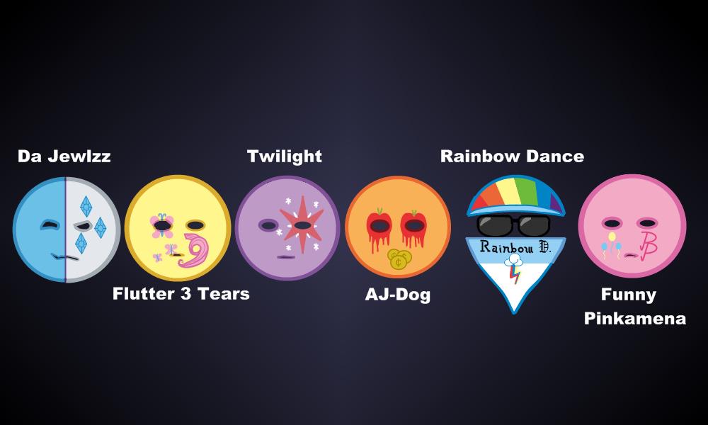 Hollywood undead as ponies (not my artwork) #hollywoodundead #MLP