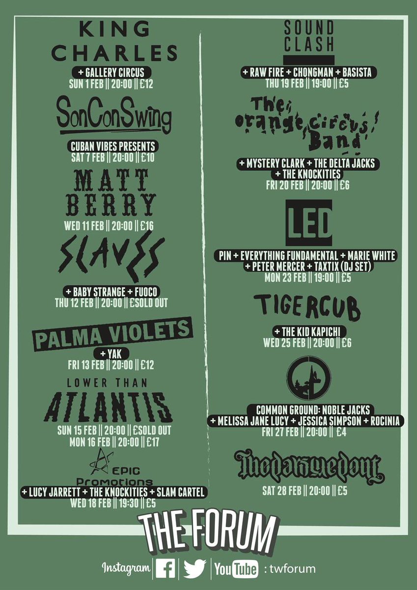 twforum's tweet photo. For the end of February - @CommonGroundGB tonight and @TheDaysWeDont tomorrow #FabFeb #PreSpringFestival http://t.co/ncngrqbCwW