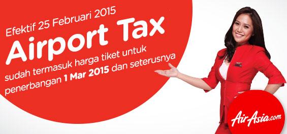Kini, seluruh tiket AirAsia sudah termasuk Airport Tax. Beli sekarang di bit.ly/9EPLwE.