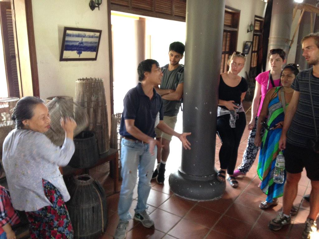 GAdv_Haing's tweet photo. Learning how the locals use their fishing instruments. #hue #vietnam #Gadventures http://t.co/gI2GJgebya