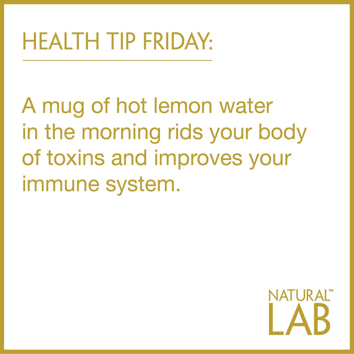 switch2natural's tweet photo. Today's health tip. #natlab #hotlemonwater #healthtipfriday @switch2natural http://t.co/wmh4t6hB4E