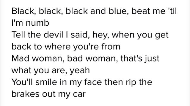 THIS is black and blue.