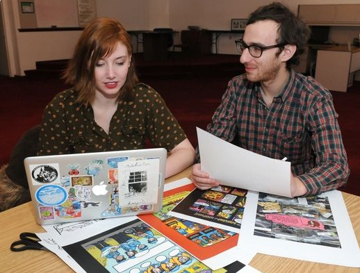 APSCUF's tweet photo. Two @KutztownU students launch a print magazine for young audiences. http://t.co/pxyWjjiWRE http://t.co/fhYDkhsVJ4
