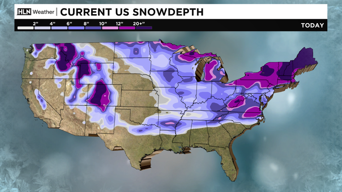 CNNweather's tweet photo. #Florida missed out again -- The only state without a trace of snow on the ground. #cnnsnow @NewDay http://t.co/8jA9EK2ABz