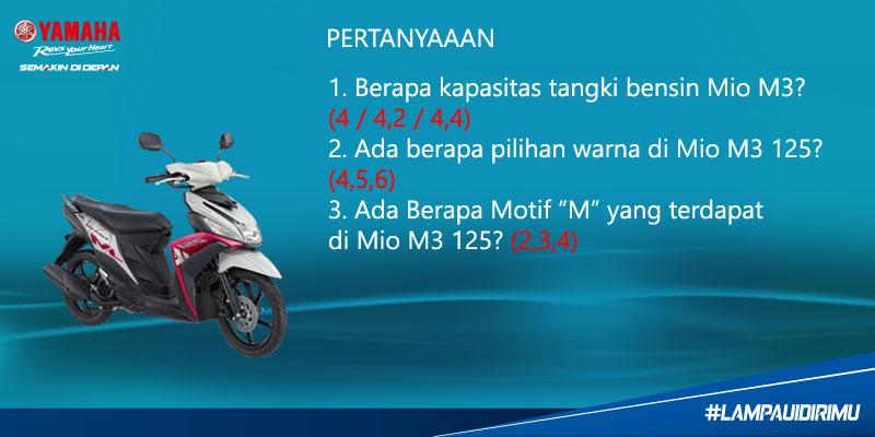 yamahaindonesia's tweet photo. Ayo Jawab brosis!! Format jawabnya = mention + jawaban + kotamu #miom3quiz #lampauidirimu http://t.co/poIETGjfRn