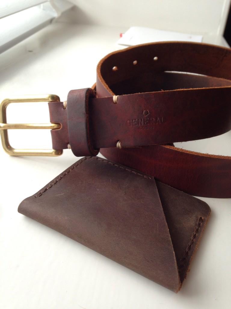 ParxCafe's tweet photo. Love my amazing new handmade belt and card holder from the super talented Aberdeen company #allgeneralmade http://t.co/lEFvs7O0Jc