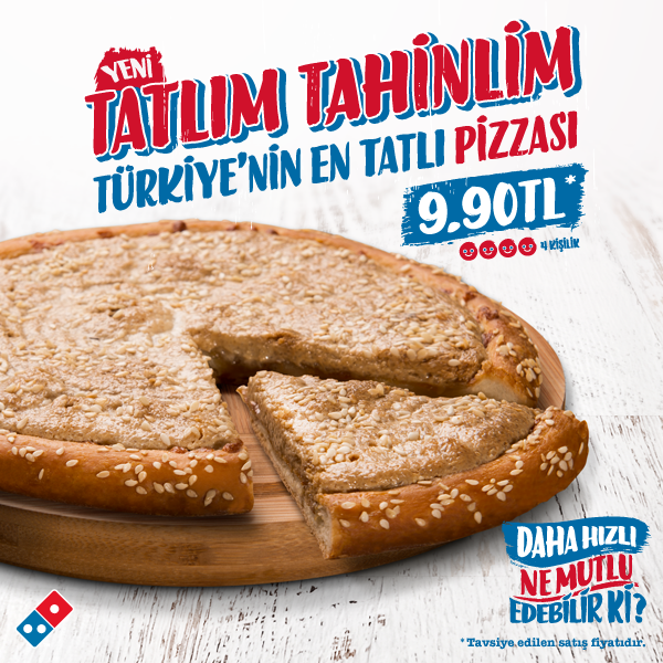 Domino's Pizza TR on Twitter: "Sıcacık tahin lezzeti enfes ...