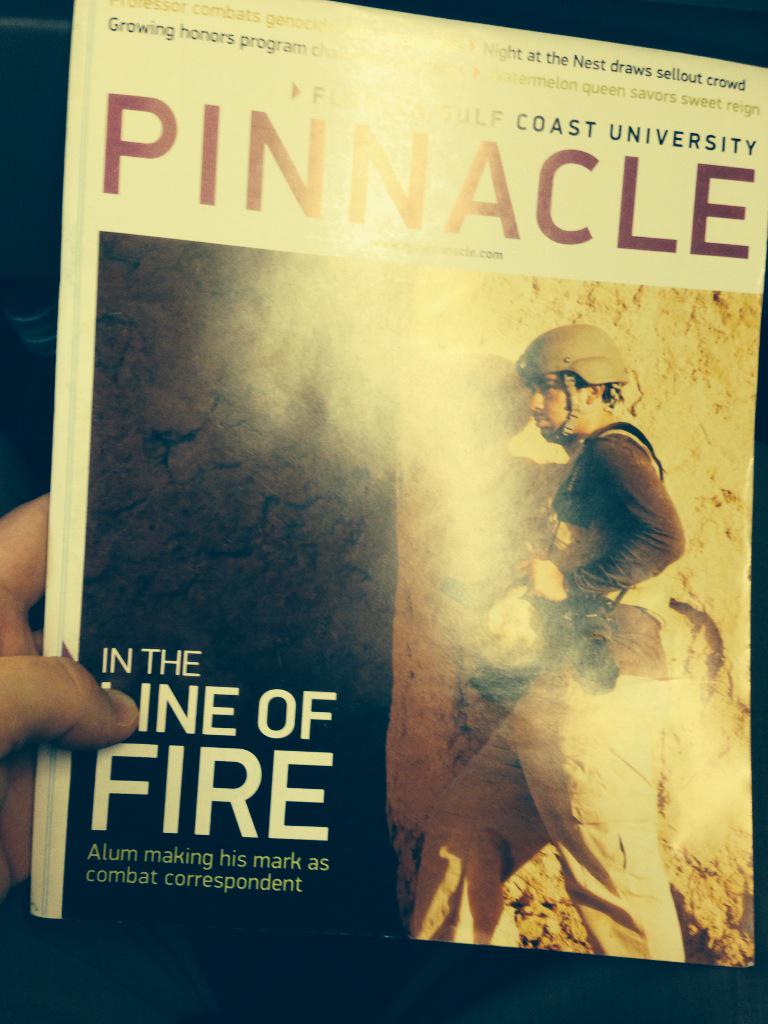 DavidCMerrill's tweet image. Why waste time reading the Sky Magazine on your flight when you can read the Pinnacle! @fgcu #proudalumnus #soareagle