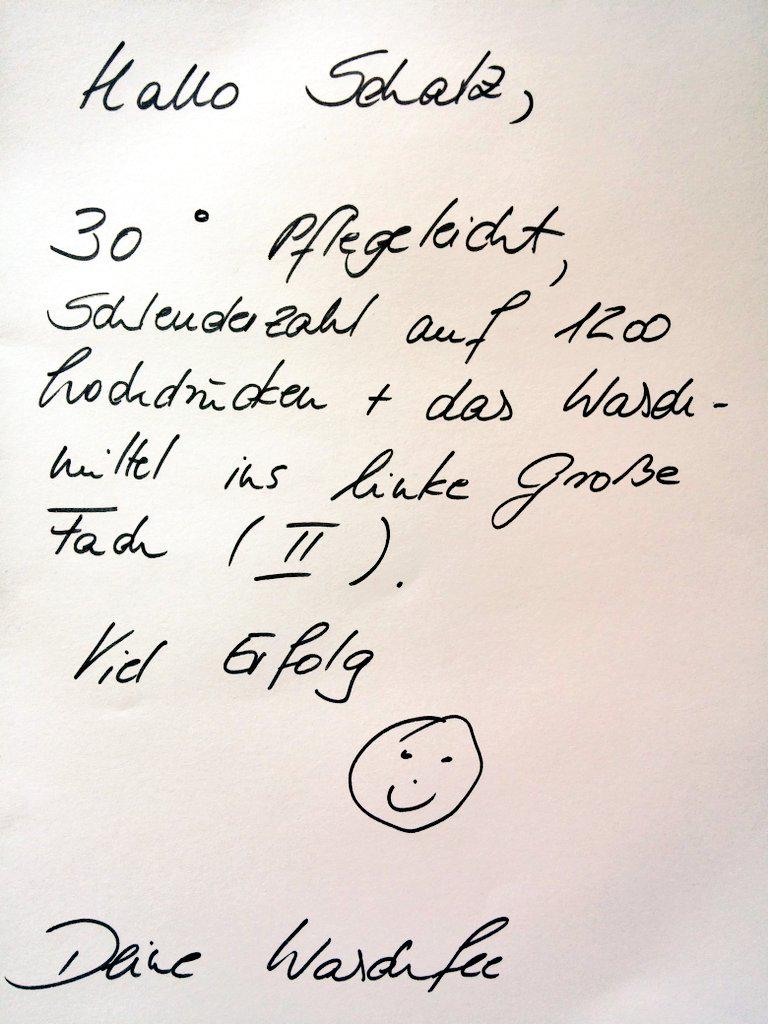 Krückenschleicher on Twitter: "Und dann die Wäsche rein. Mist. http://t