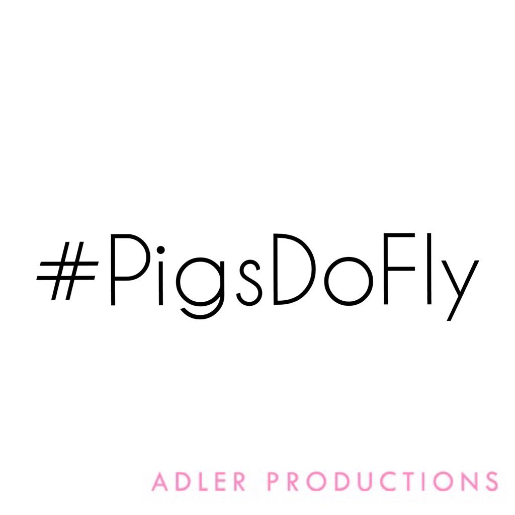CathAdler's tweet image. Believe in yourself #PigsDoFly #GGLAM