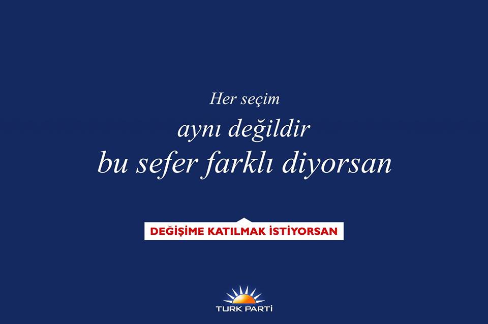 ak_ak2015's tweet photo. Turk Parti geliyor! Bu sistemi yıkacağız. Bu sefer farklı diyorsan.. #helalolsun 

#TURKPARTİyeKatıl http://t.co/I2RhvlLthi