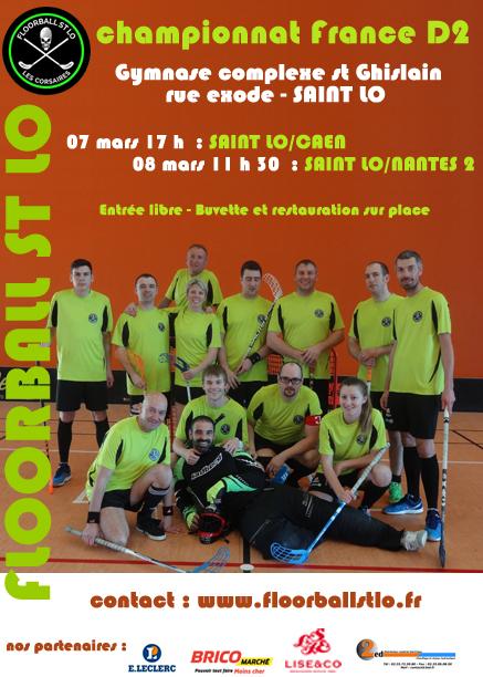 7/8 mars Venez découvrir le floorball à @villedesaintlo Sport fun, accessible, ludique dans une ambiance conviviale