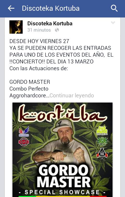 A por las entradas para el 13M @GordoMasterFans