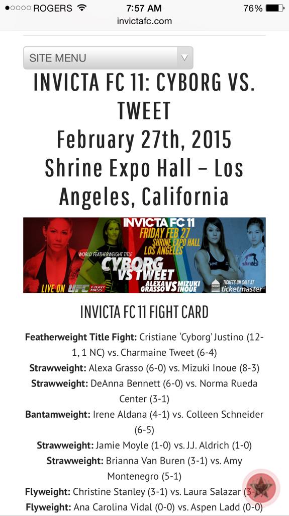 MadeInCanada_13's tweet image. Make sure you got @UFCFightPass for tonight #10bucksamonth #dontbecheap you dont want to mis @InvictaFights