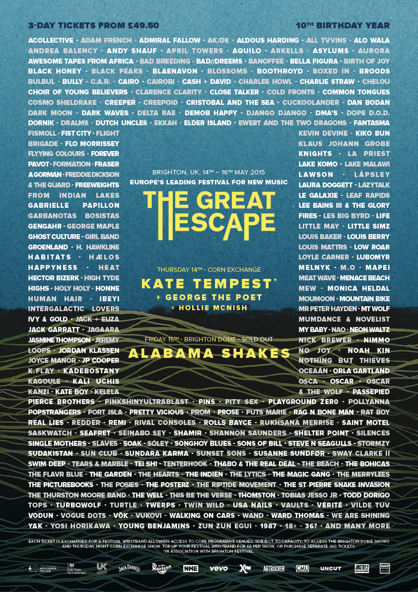 weareshininguk's tweet photo. Playing @thegreatescape in May. Venue to be announced soon http://t.co/VUZwlwVSZt