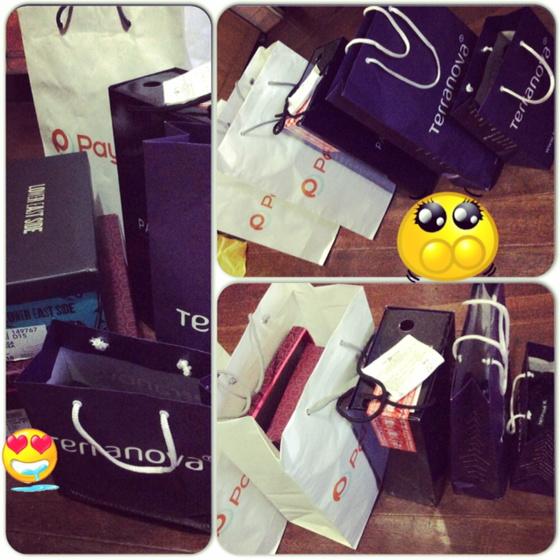 bessyleyh18's tweet image. A day well spent again. Salamat sa'yo mommy. Haha #3pairsOfShoes #PaylessShoeSource #Parisian #3Shirts #Terranova