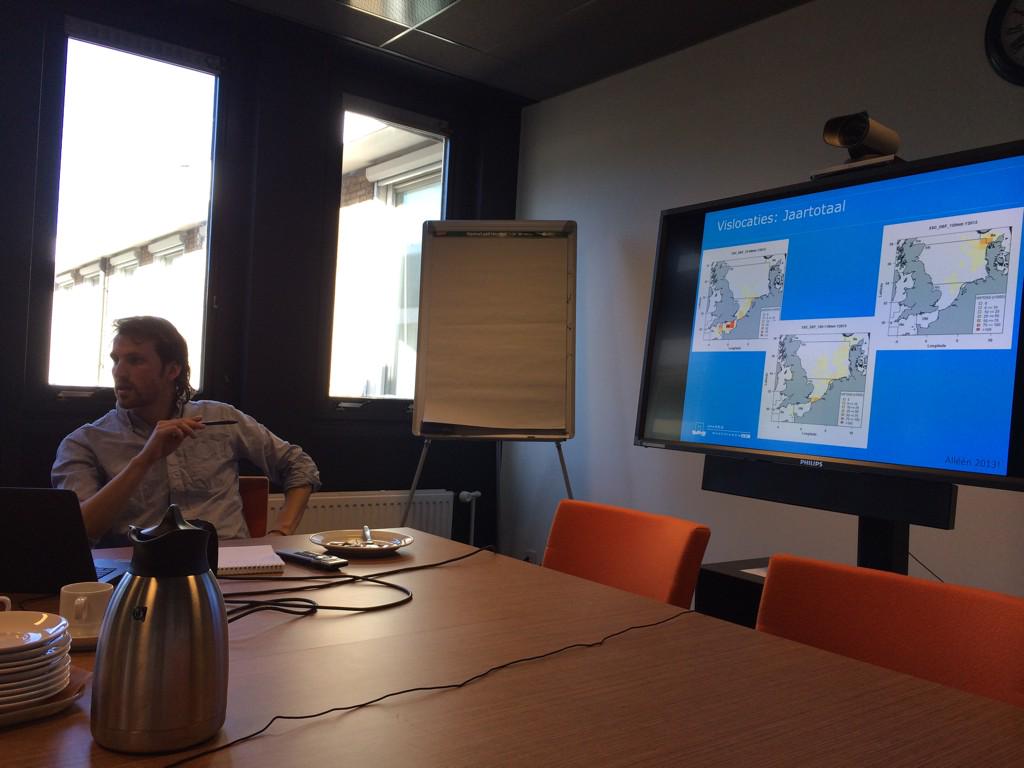 Ruben van @IMARESWUR vertelt over discards en zelfbemonstering #flyshoot #kenniskring