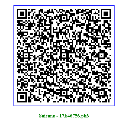 Pokemon QR codes on Twitter: "[QR CODES] Shiny Growlithe and Suicune #