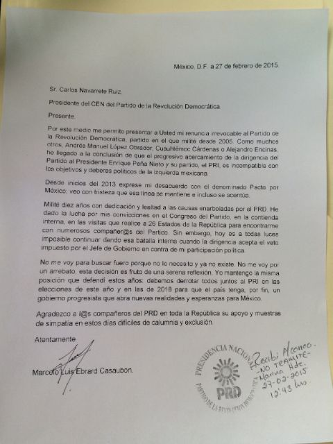 Marcelo Ebrard C. on Twitter: "Esta es la carta de 