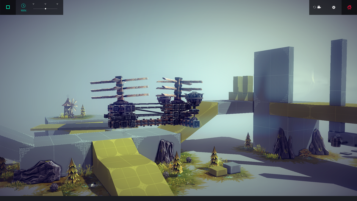 brvandewalle's tweet image. I made a Chinook! #closeenough #notstable #engineering #besiege