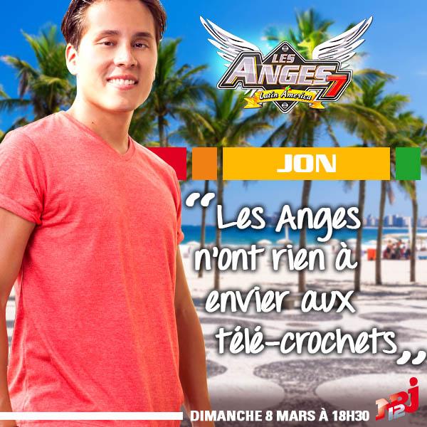 LesAngesTV's tweet photo. Nouvel ange à rejoindre l'aventure #LesAnges7, @JonAliOfficial veut se faire un nom dans la musique au Brésil ! http://t.co/fUW7cFcjvC