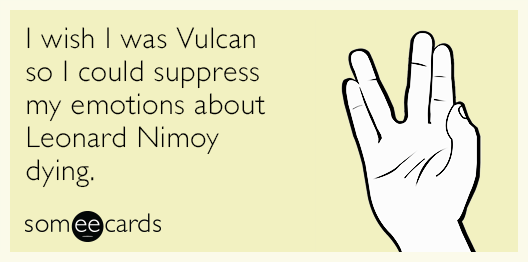 R.I.P. Leonard Nimoy: some.ly/A5GZDFk #LLAP