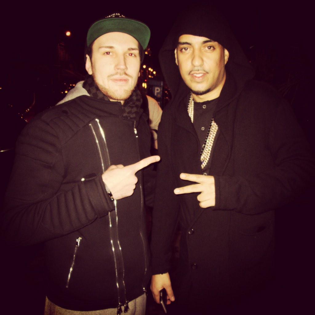 With my bro Karim #FrenchMontana <a href="/FrencHMonTanA/">French Montana</a> in #Paris 🇫🇷🇺🇸 | FREEMAXB #CokeBoys #MMG
