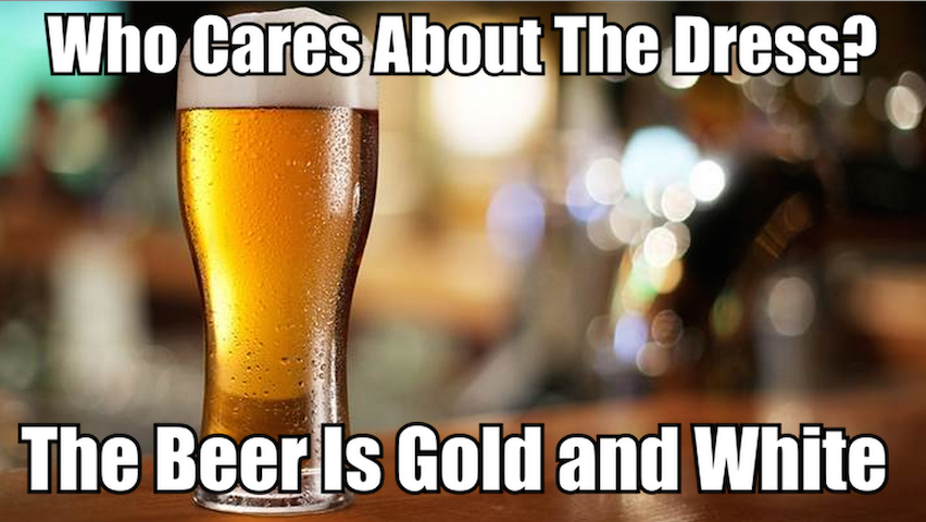 MensHumor's tweet image. Who cares about the dress...?