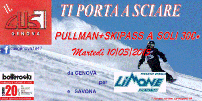 #neve #sciare #limonepiemonte #giornatasullaneve #divertimento <a href="/CusGenova/">CusGenova</a> <a href="/UniGenova/">Università di Genova</a>