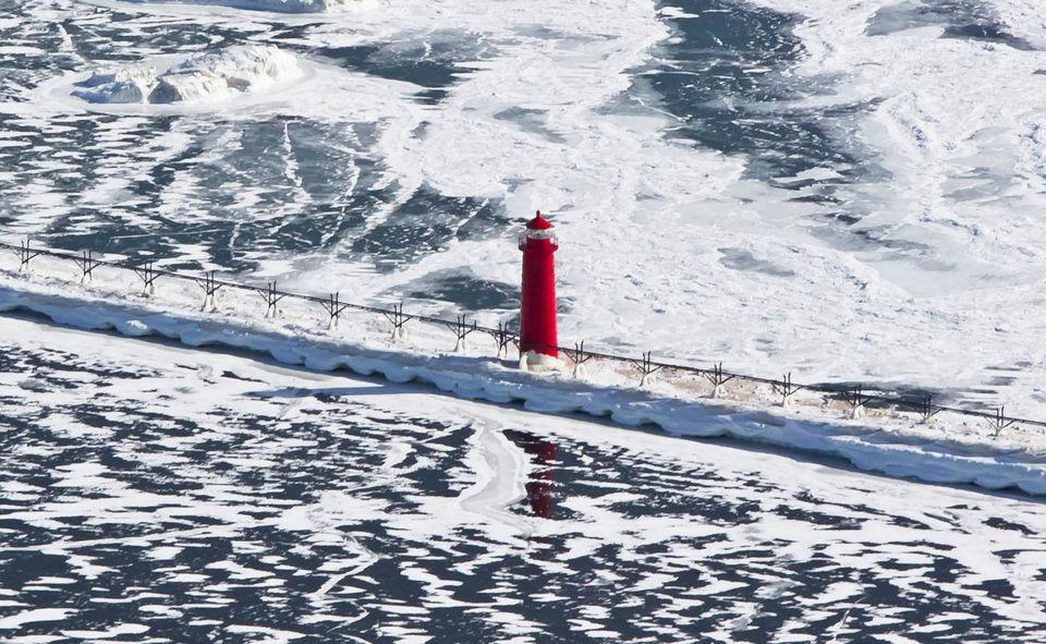 GRPress's tweet photo. The breathtaking beauty of Lake Michigan's ice cover.

See a gallery of 40 aerial photos: http://t.co/zCvBVe4BTR http://t.co/LLthxeCWvu