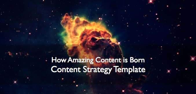 semrush's tweet photo. How Amazing #Content is Born: THE Content Strategy Template by @griffinroer http://t.co/WFMTIXwsCh #contenttemplate http://t.co/A1h4GpnJwp